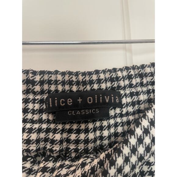 ALICE + OLIVIA Dede Houndstooth Cargo Jogger Pant (no size tag) small s - Picture 7 of 10